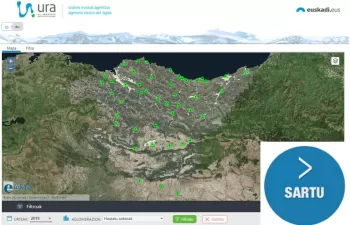 URA hace públicos los datos de los vertidos de los 45 mayores sistemas de saneamiento del País Vasco