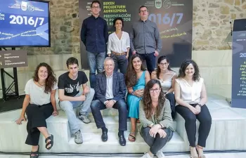Nueve jóvenes investigadores presentan sus proyectos para impulsar la economía circular en Gipuzkoa