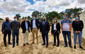 La depuradora de Fresno el Viejo en Valladolid alcanza el 15 por ciento de ejecución