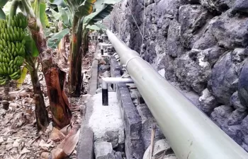 Saint-Gobain PAM España participa en la mejora de la red de riego de Tazacorte