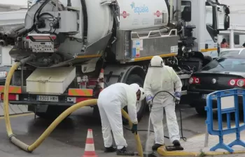 Más de 200.000 kilos de residuos extraídos de las alcantarillas y redes de saneamiento de Barbate