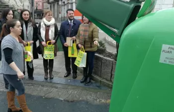 Arranca la campaña \'Horeca\' para incrementar el reciclaje de vidrio en el municipio gallego de Melide