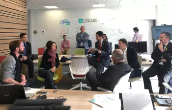 Una delegación de la Generalitat de Cataluña se interesa en el modelo de TheCircularLab