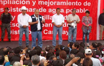 El Gobierno de Perú inaugura infraestructuras de agua potable y alcantarillado en Carabayllo