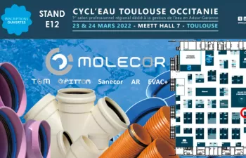 Molecor participará en la feria Cycl'Eau Toulouse-Occitanie