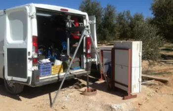 SUEZ Spain realiza el diagnóstico de sondeos en Vinaceite (Teruel)