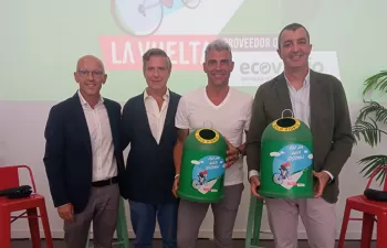 Ecovidrio convierte a La Vuelta 22 en un referente de sostenibilidad y cuidado del medioambiente