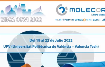 Molecor participará en la segunda edición de la WDSA CCWI de la Politécnica de Valencia