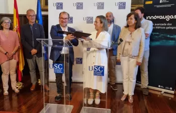 Augas de Galicia y la USC colaborarán para impulsar la circularidad en las depuradoras