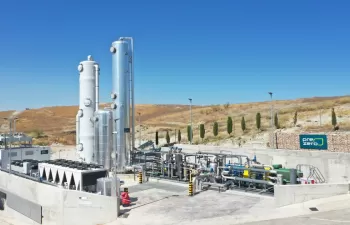 Planta de tratamiento de biogás del Parque Tecnológico de Valdemingómez (Madrid).