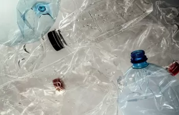 Botellas de plástico. Foto de Teslariu Mihai.